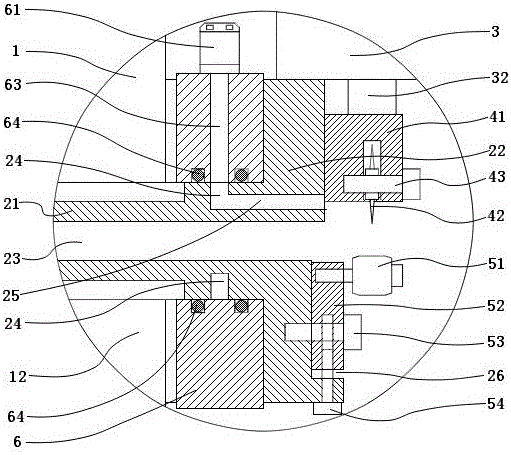 An evaporating tube rotary cutting device