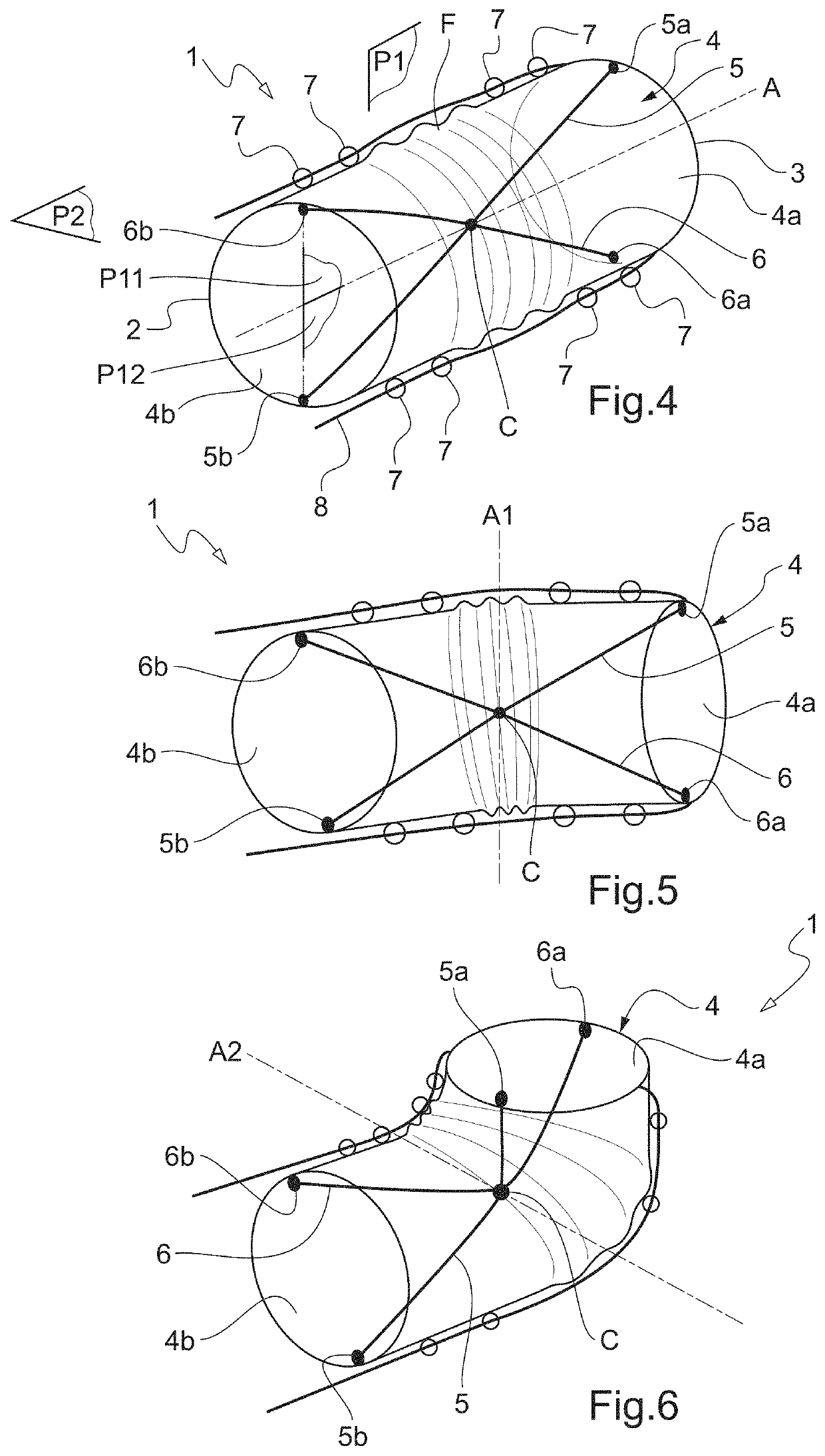 Variable geometry and steady volume inflatable tube, robotic arm and robot