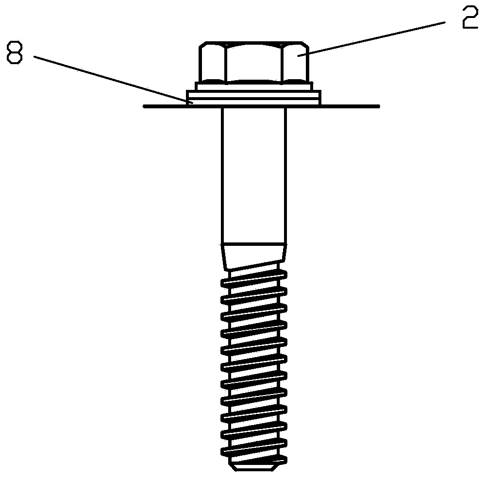 Bolt-free fastener system for tramcar