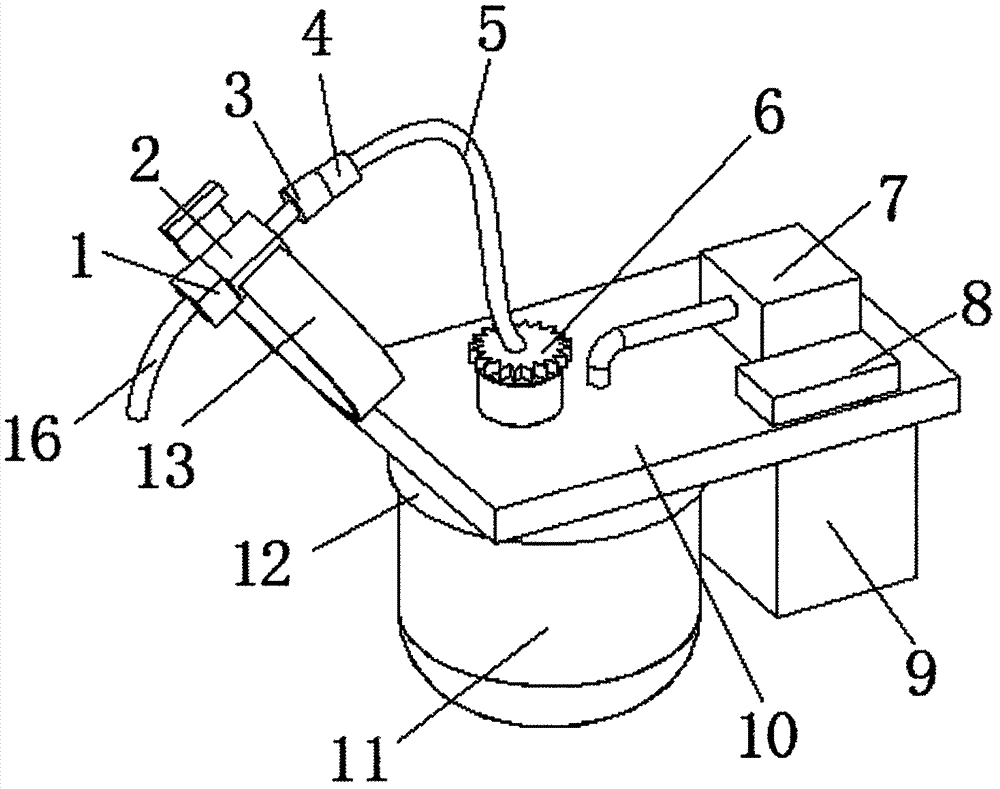 Drainage device used in thyroid surgery