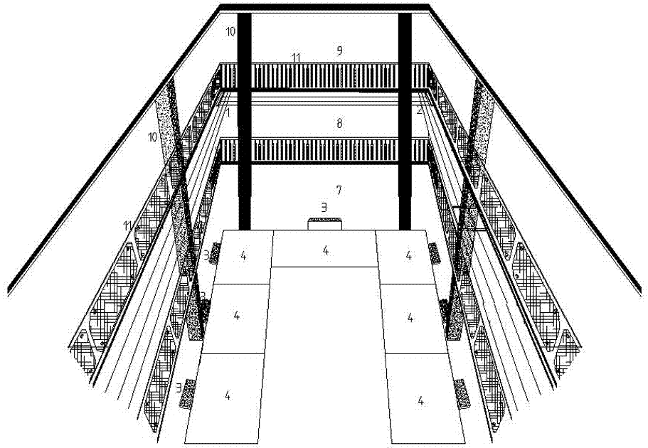 Infrared monitoring high-altitude falling safety protection system