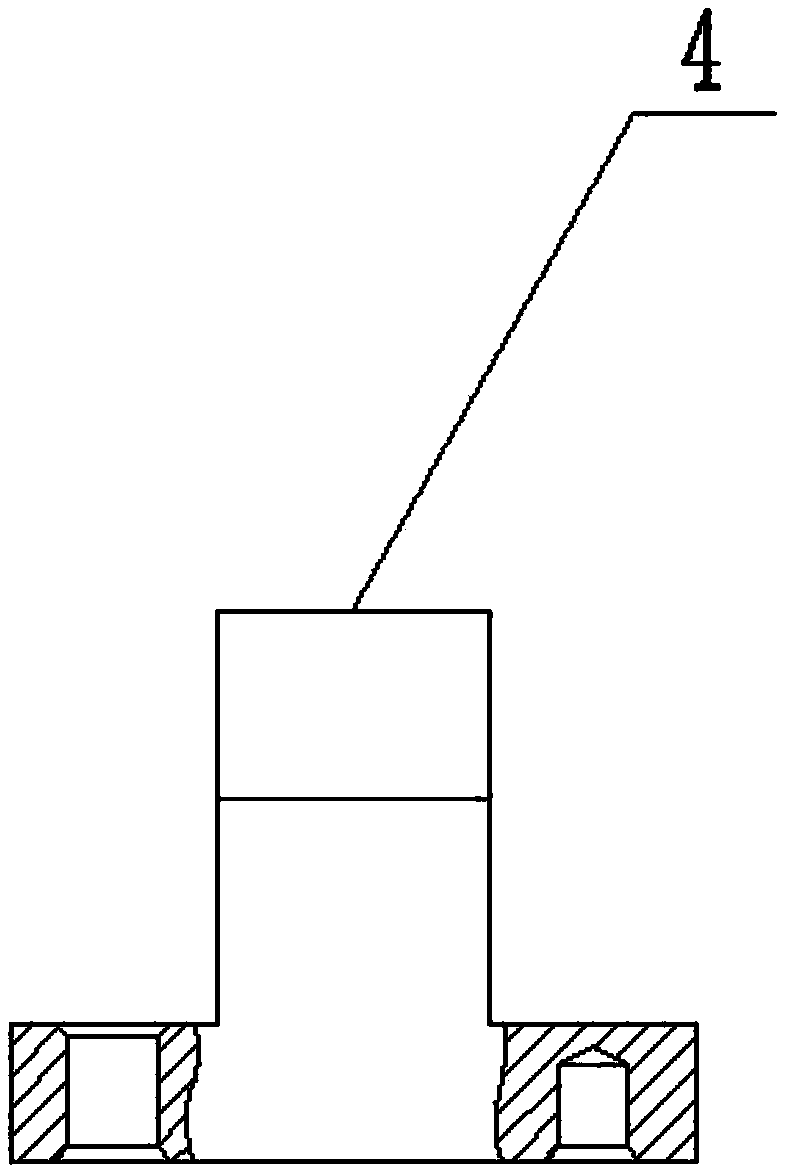 Blade repair positioning device for aeroengine low pressure turbine guide