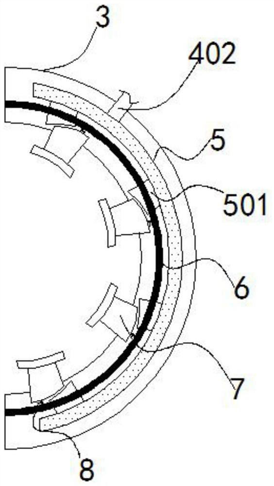 A self-tightening rod climbing device