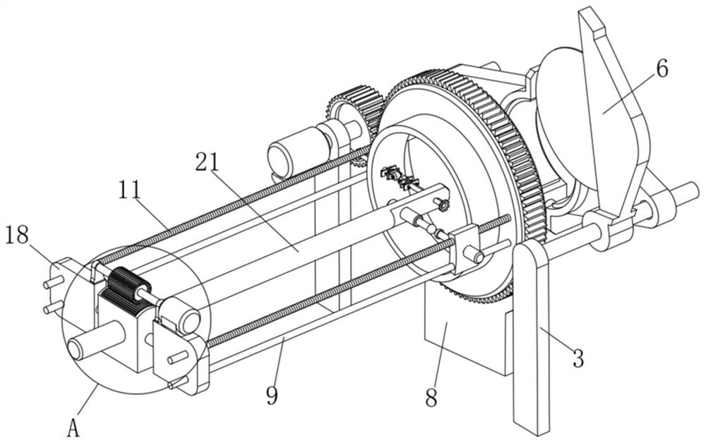 An environmentally friendly melamine pipe production device