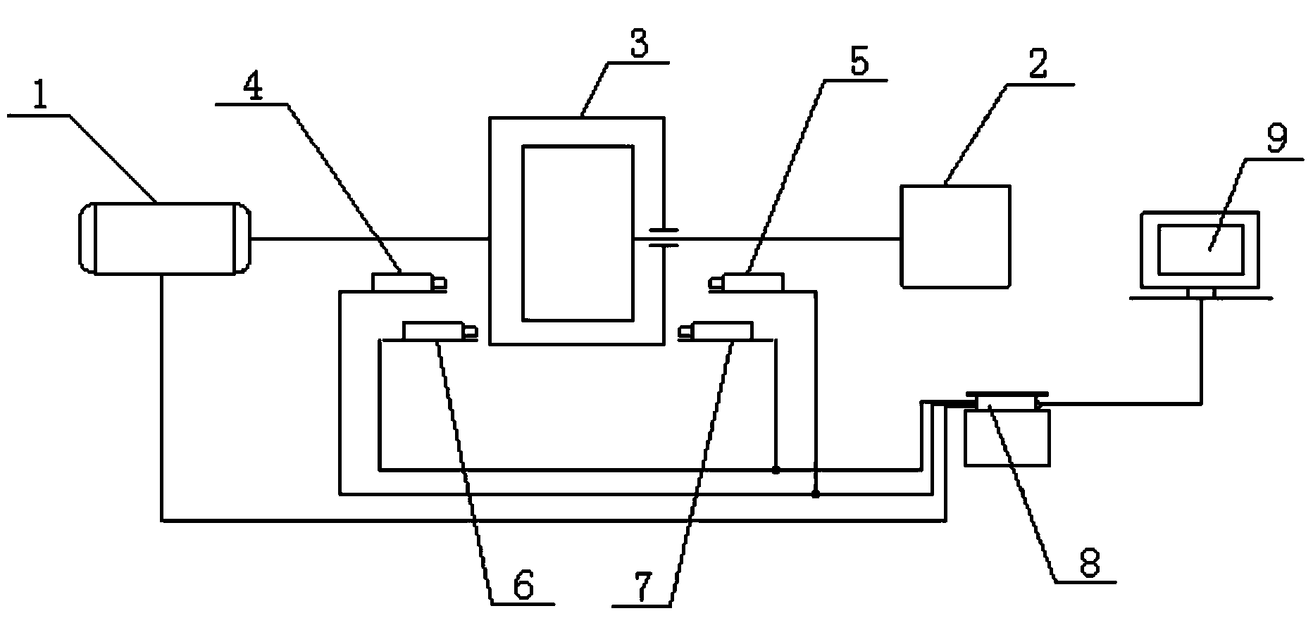 Mining load limiting type permanent magnetic transmission device