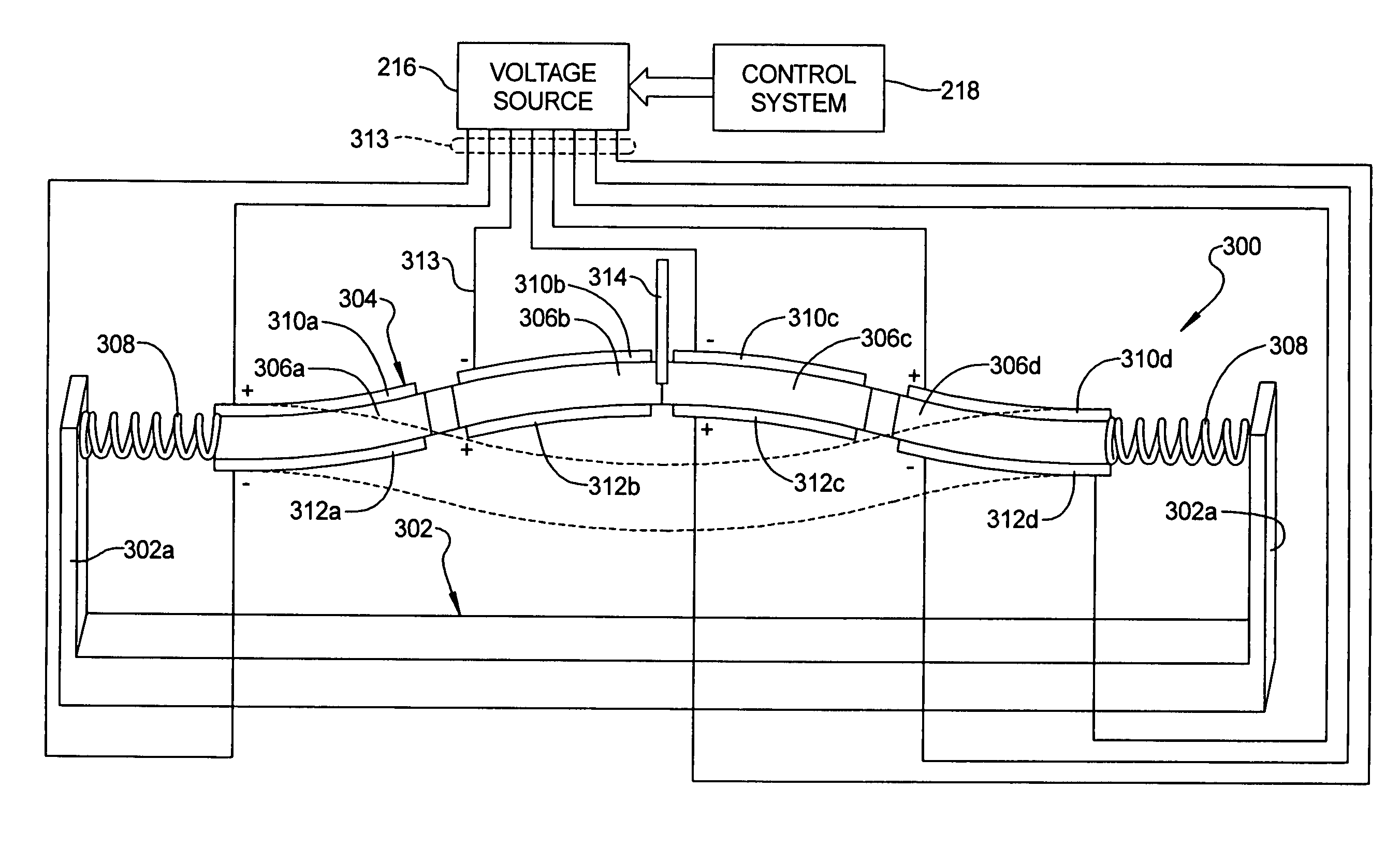 Enhanced amplitude piezoelectric motor apparatus and method