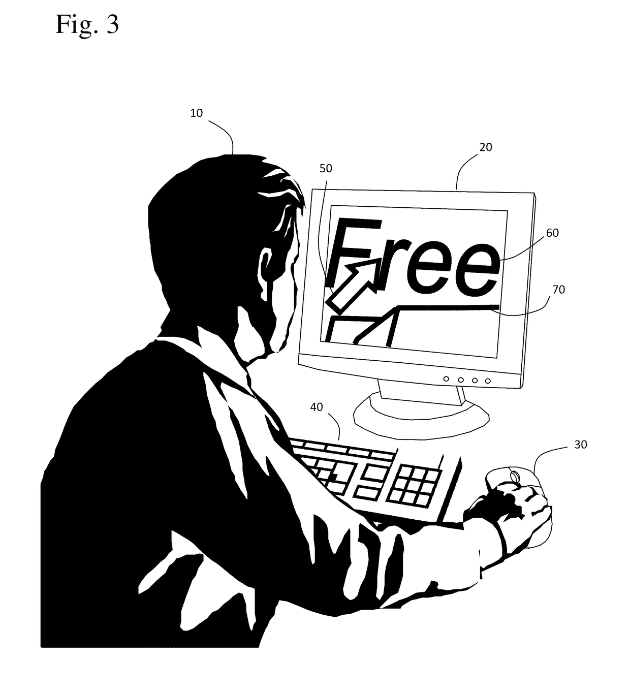 Vector-based magnified pointer