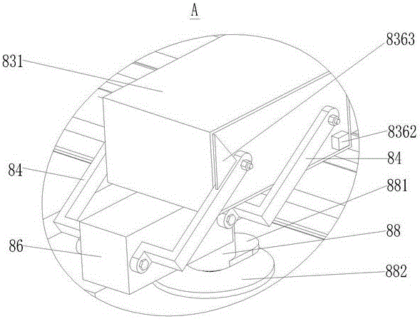 Sleeper replacing machine with crossing sleeper and push-pull sleeper integration device