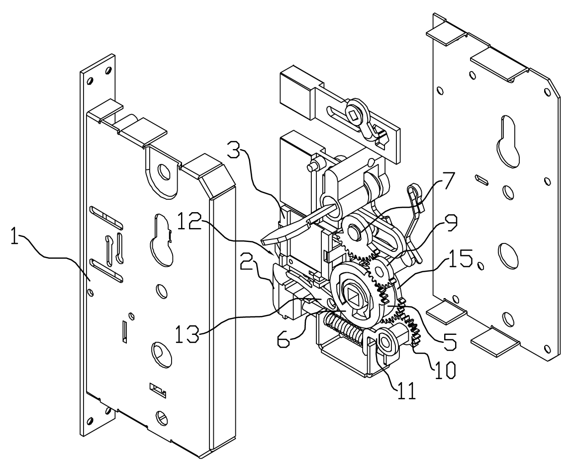 Electronic lock body of mortise knob lock