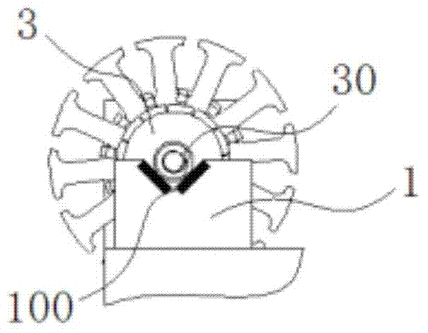 Commutator turning support