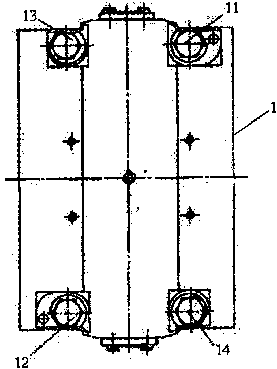 Generator bearing and bearing bush ball-type contact surface running-in method