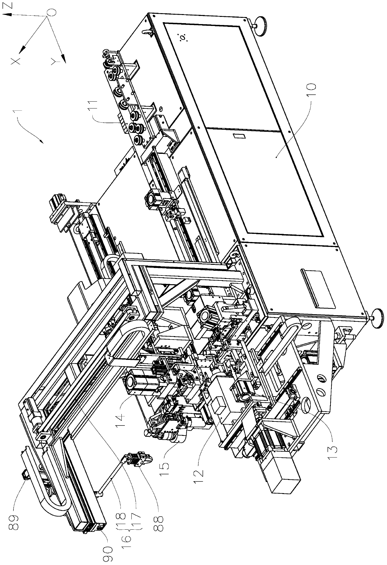 Three-way pipe forming method, forming device and forming system