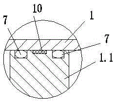 Single-action shifting fork type pneumatic actuator