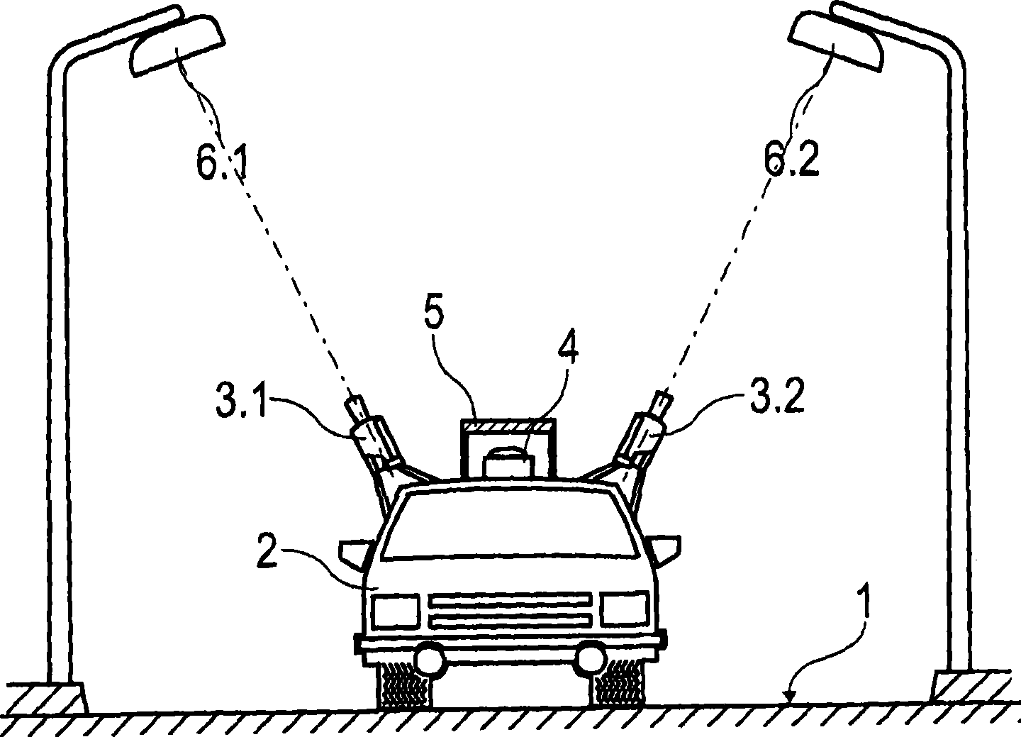 Highway lighting situation detection method and device