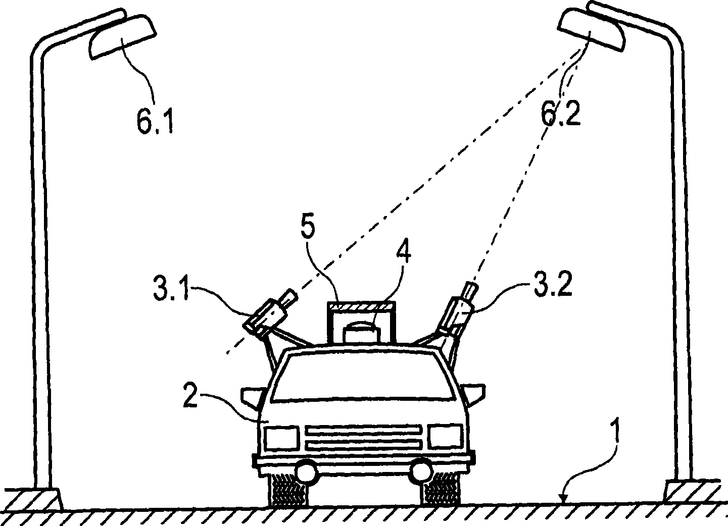 Highway lighting situation detection method and device