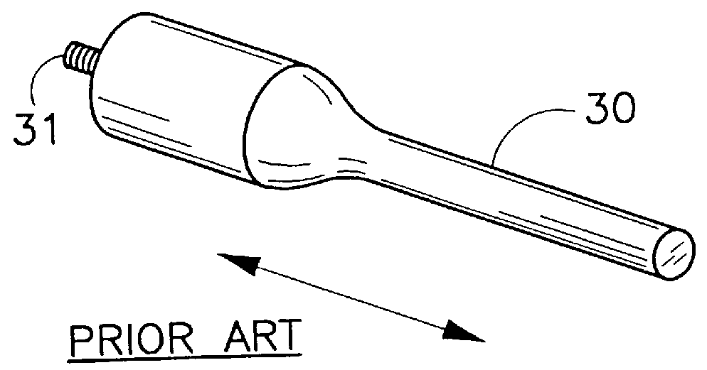 Method and device for manufacturing hot dogs using high power ultrasound