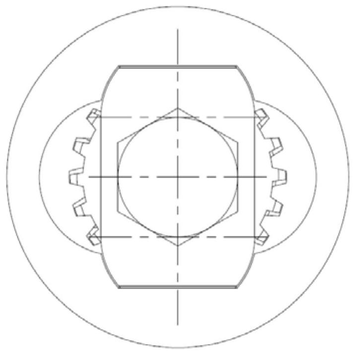 Axial positioning device of spline transmission shaft