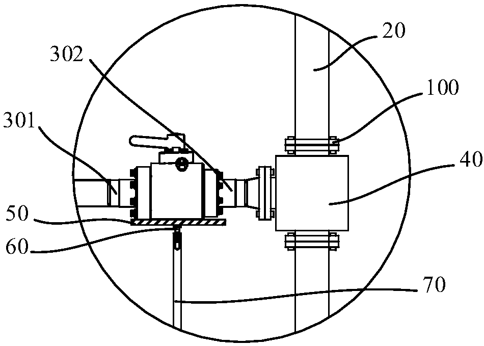 High pressure air bottle assembly mounting method for drilling ship