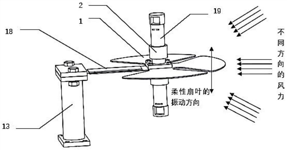 A piezoelectric-electromagnetic coupling energy harvesting device and method based on wind-induced vibration