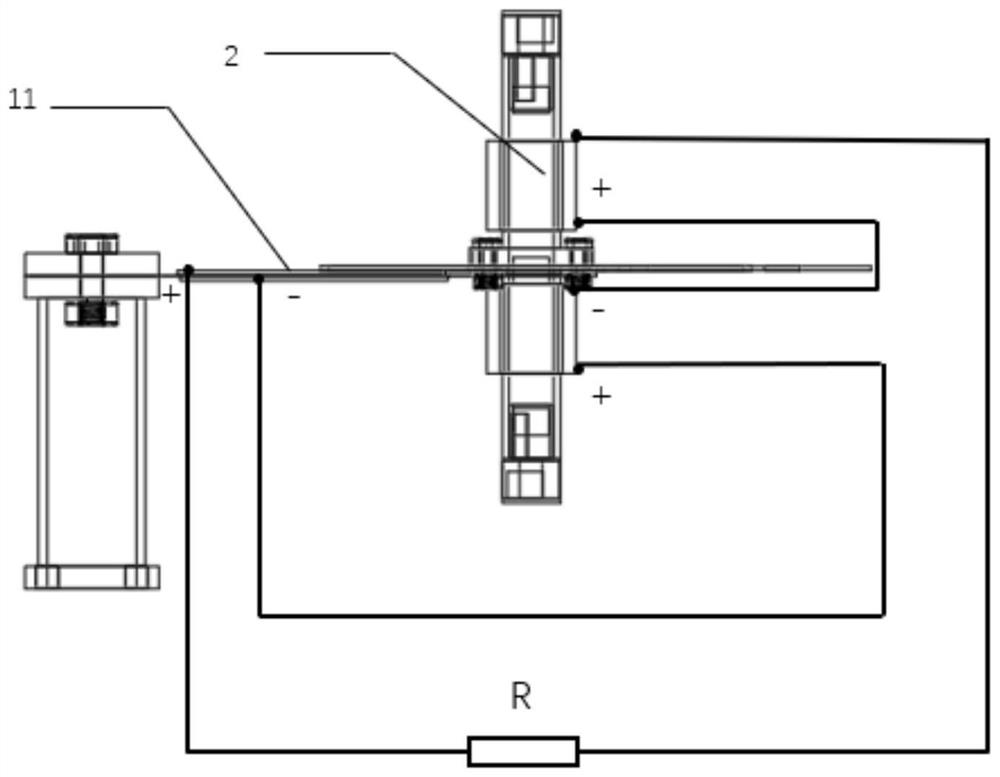 A piezoelectric-electromagnetic coupling energy harvesting device and method based on wind-induced vibration