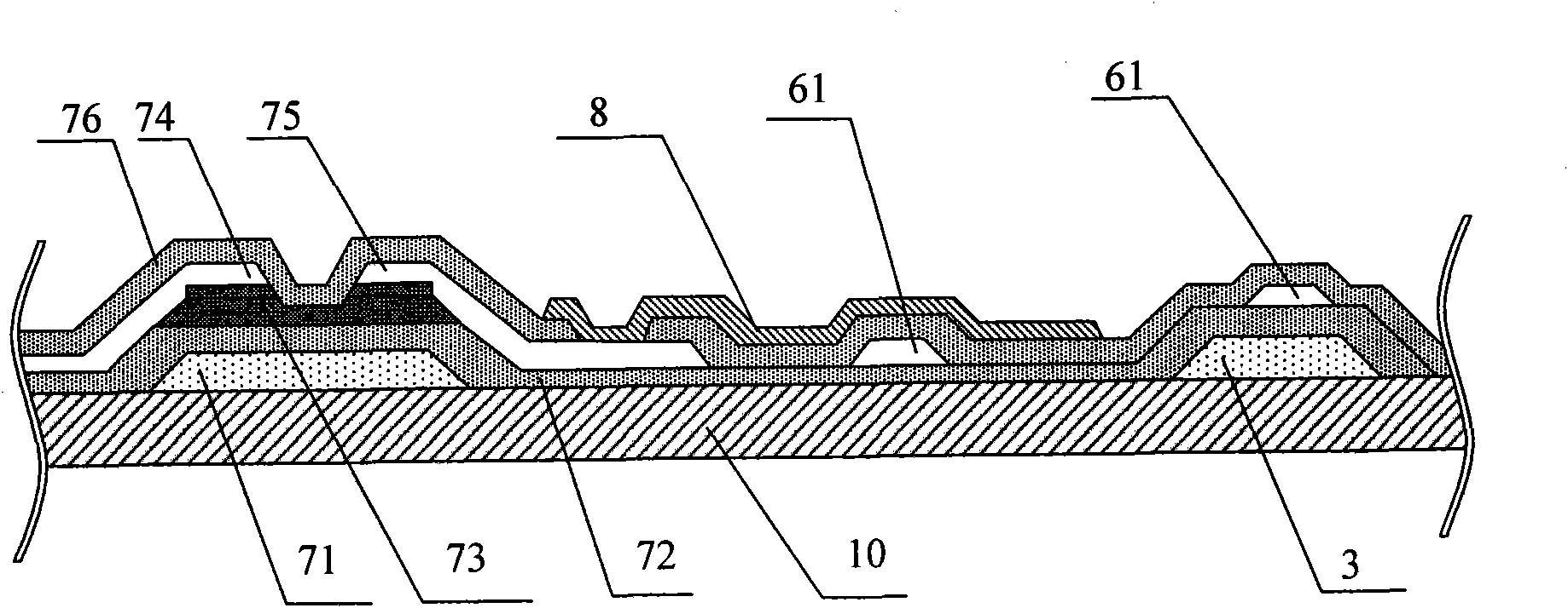 Thin film transistor liquid crystal display (TFT-LCD) array substrate as well as manufacturing method and test method thereof