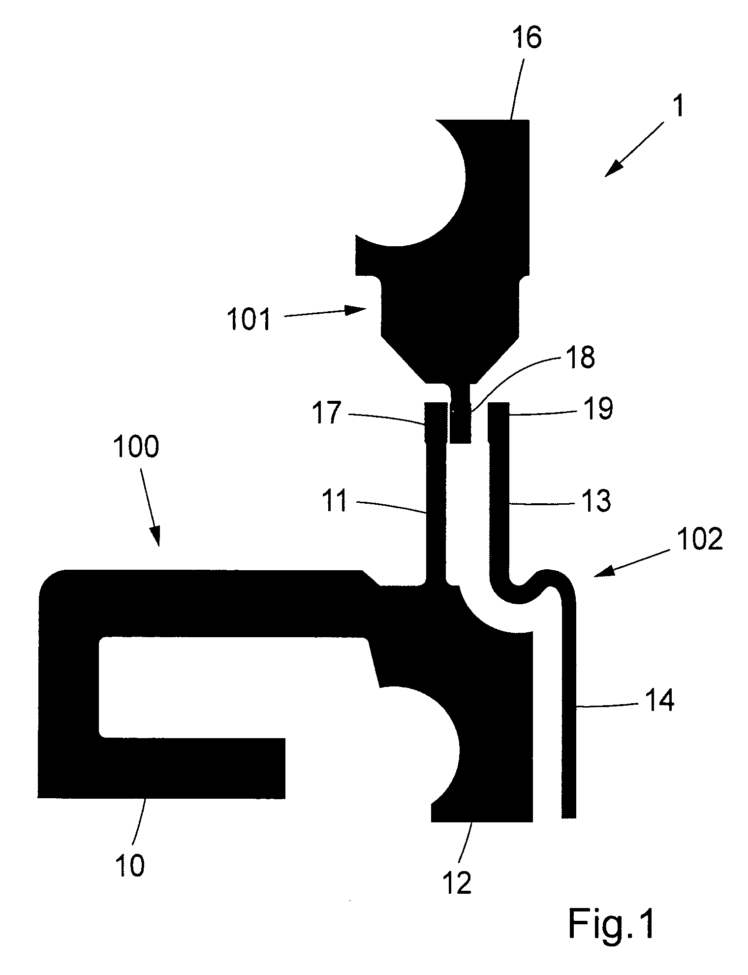 Multi-frequency band antenna device for radio communication terminal