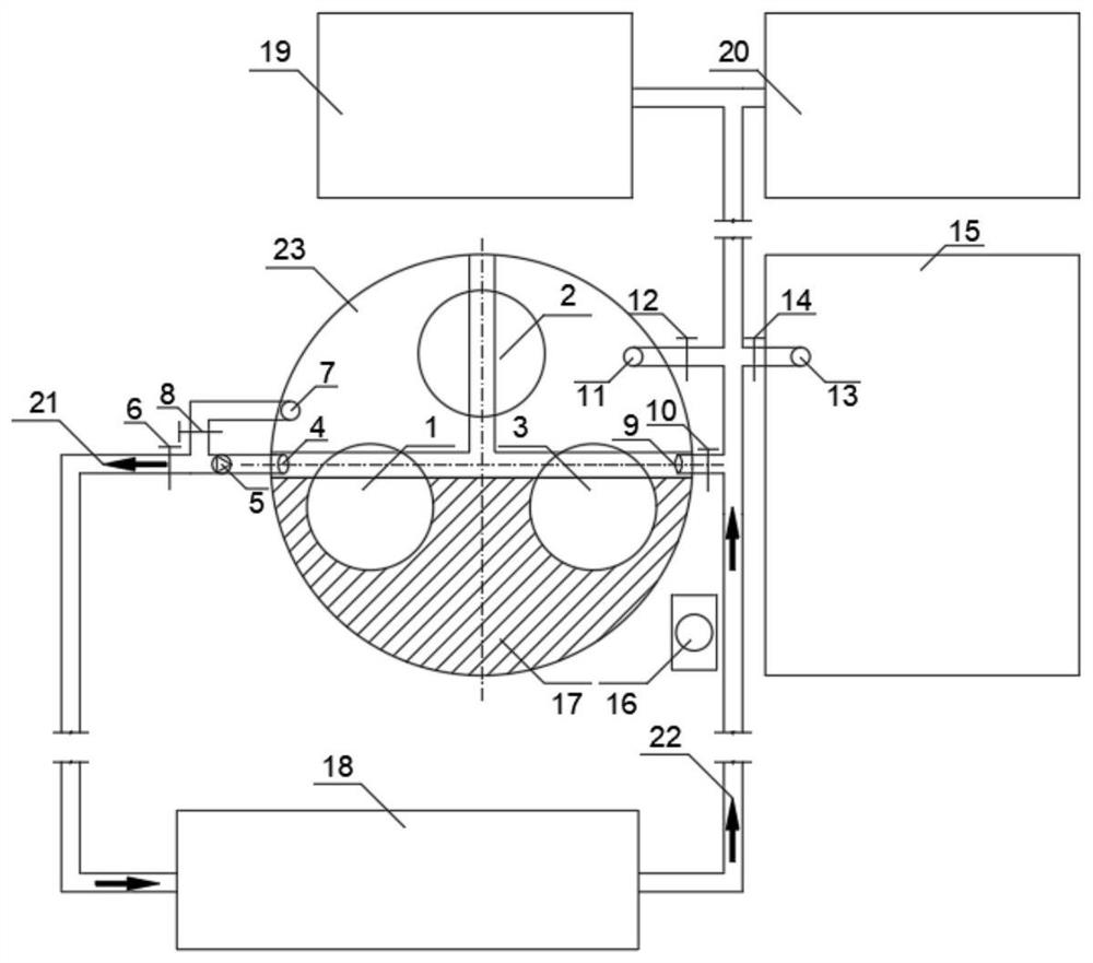 Dual-mode shield waste slag separation system and separation method thereof