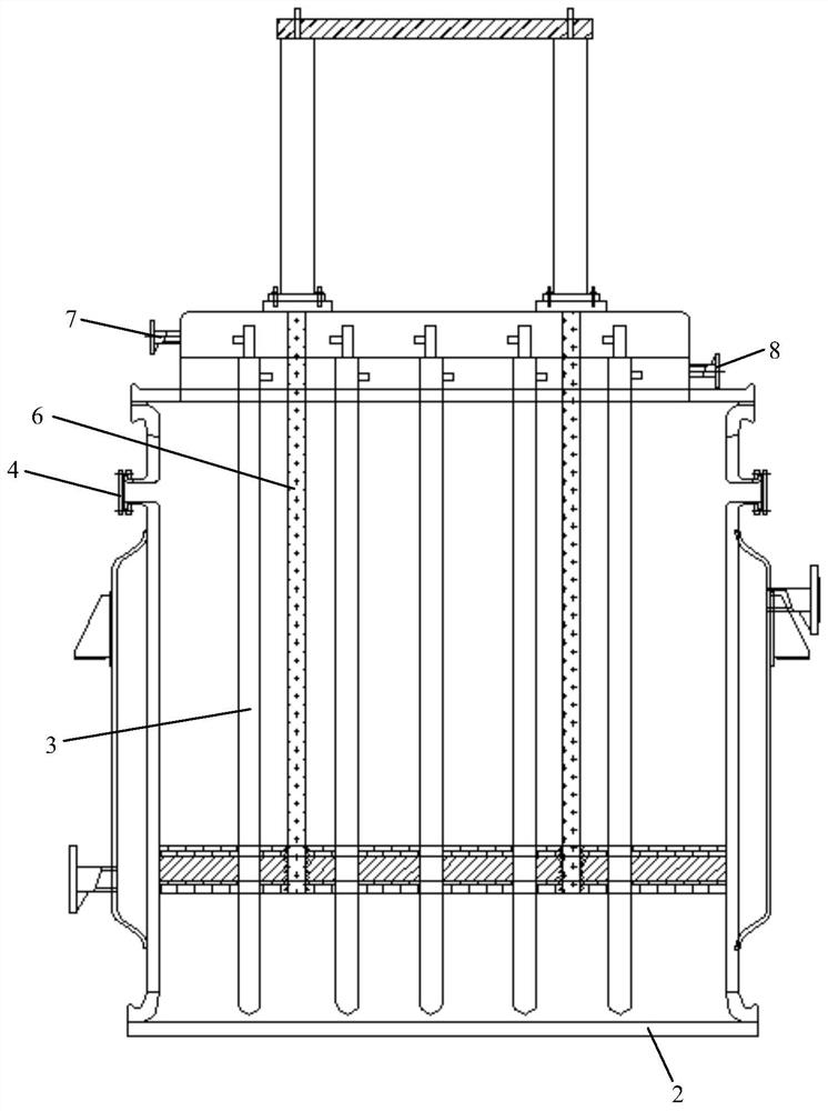 A profile control agent/water blocking agent polymerization curing device and its working method