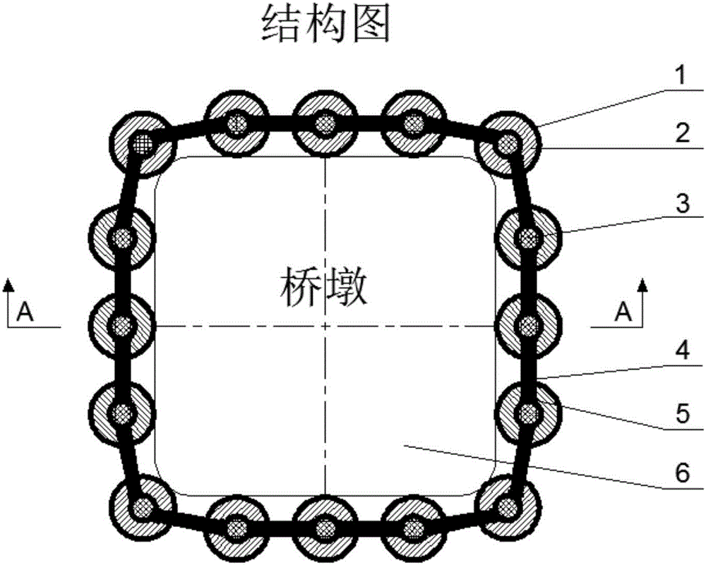 Shape-adaptive pier anti-vehicle-collision device