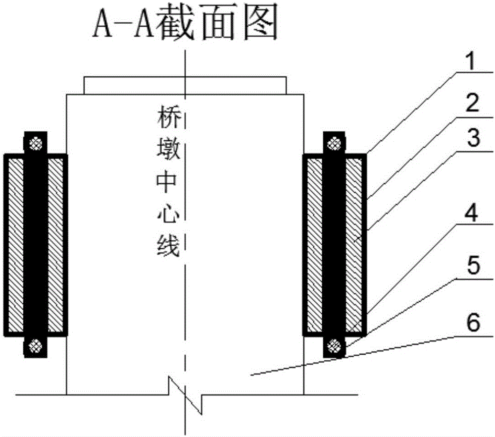 Shape-adaptive pier anti-vehicle-collision device