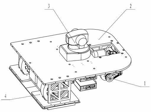 Composite magnetic adsorption visual detection climbing robot