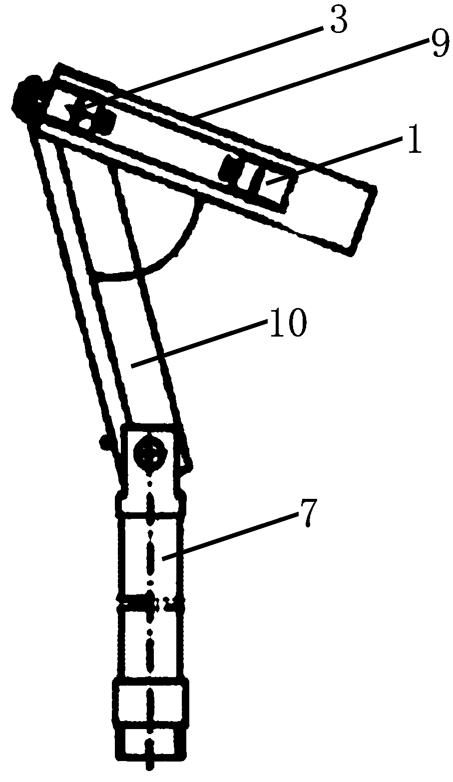 High-altitude test clamp for deformation of transformer winding