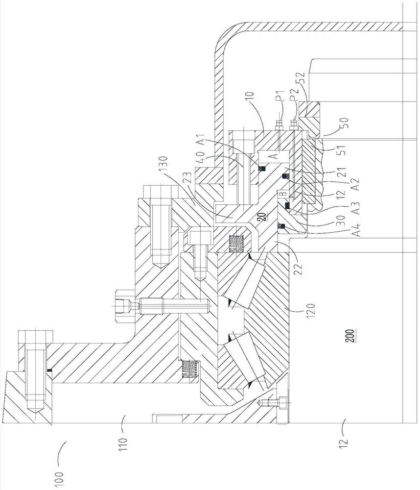 A hydraulic locking device