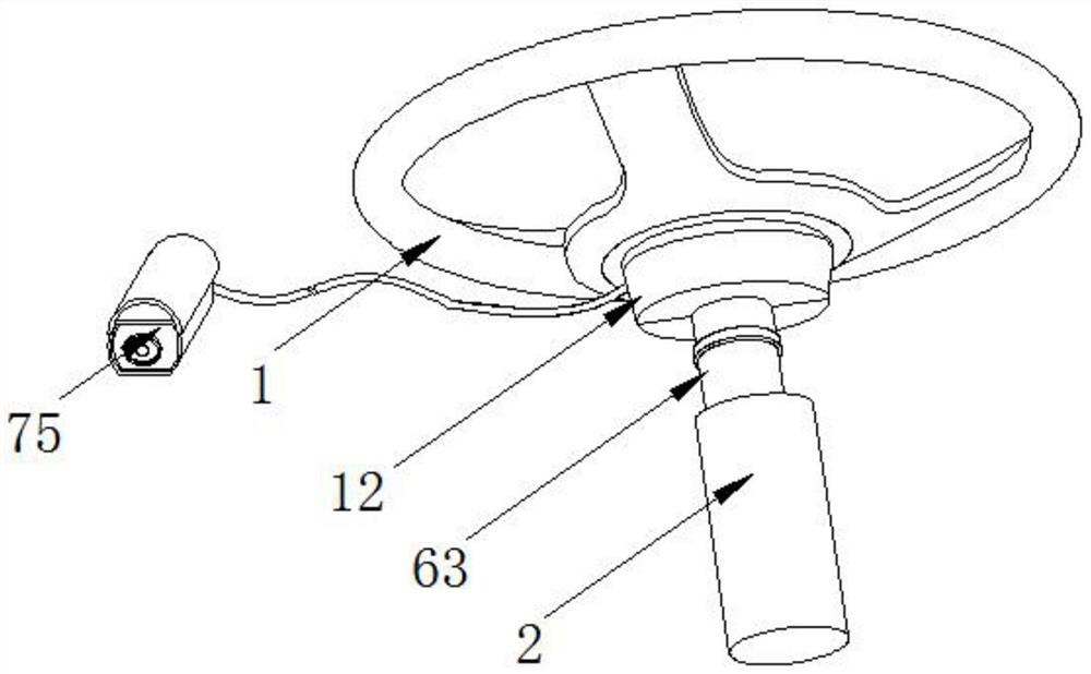 Intelligent recognition steering wheel based on multi-sensor fatigue driving and recognition method thereof