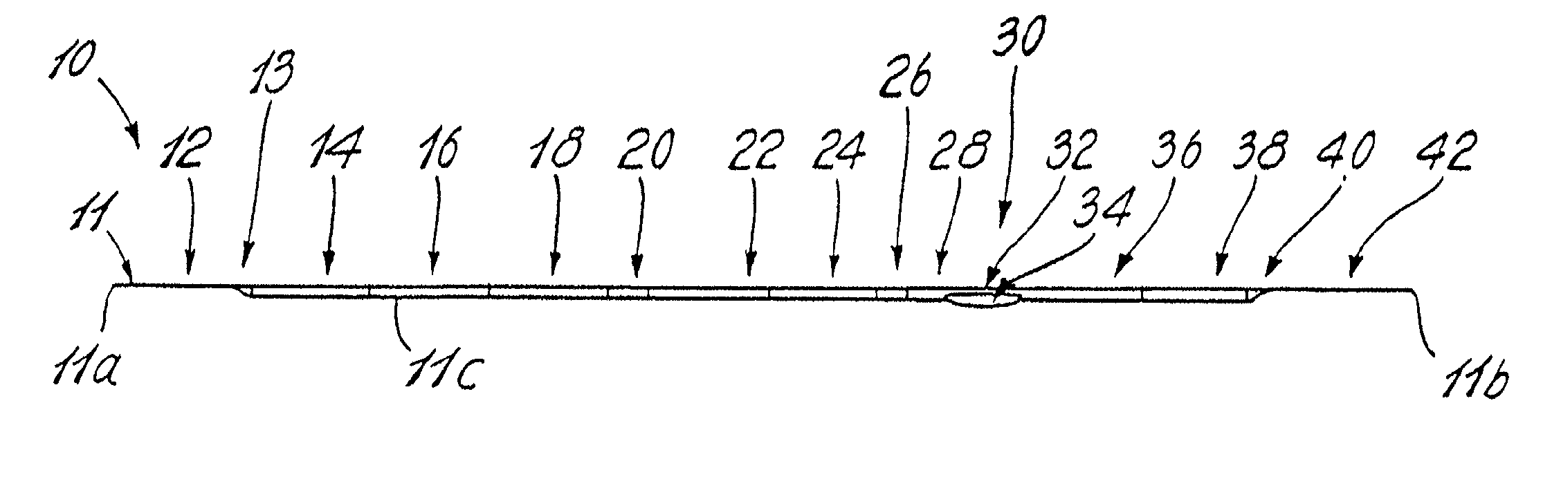 Interproximal tooth coating applicator