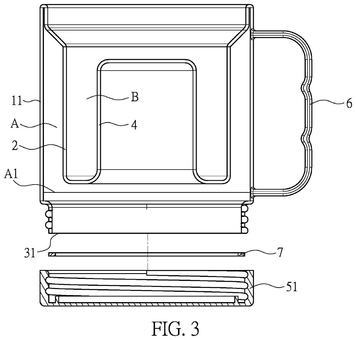 Rapid beverage cooling device and refrigeration method thereof