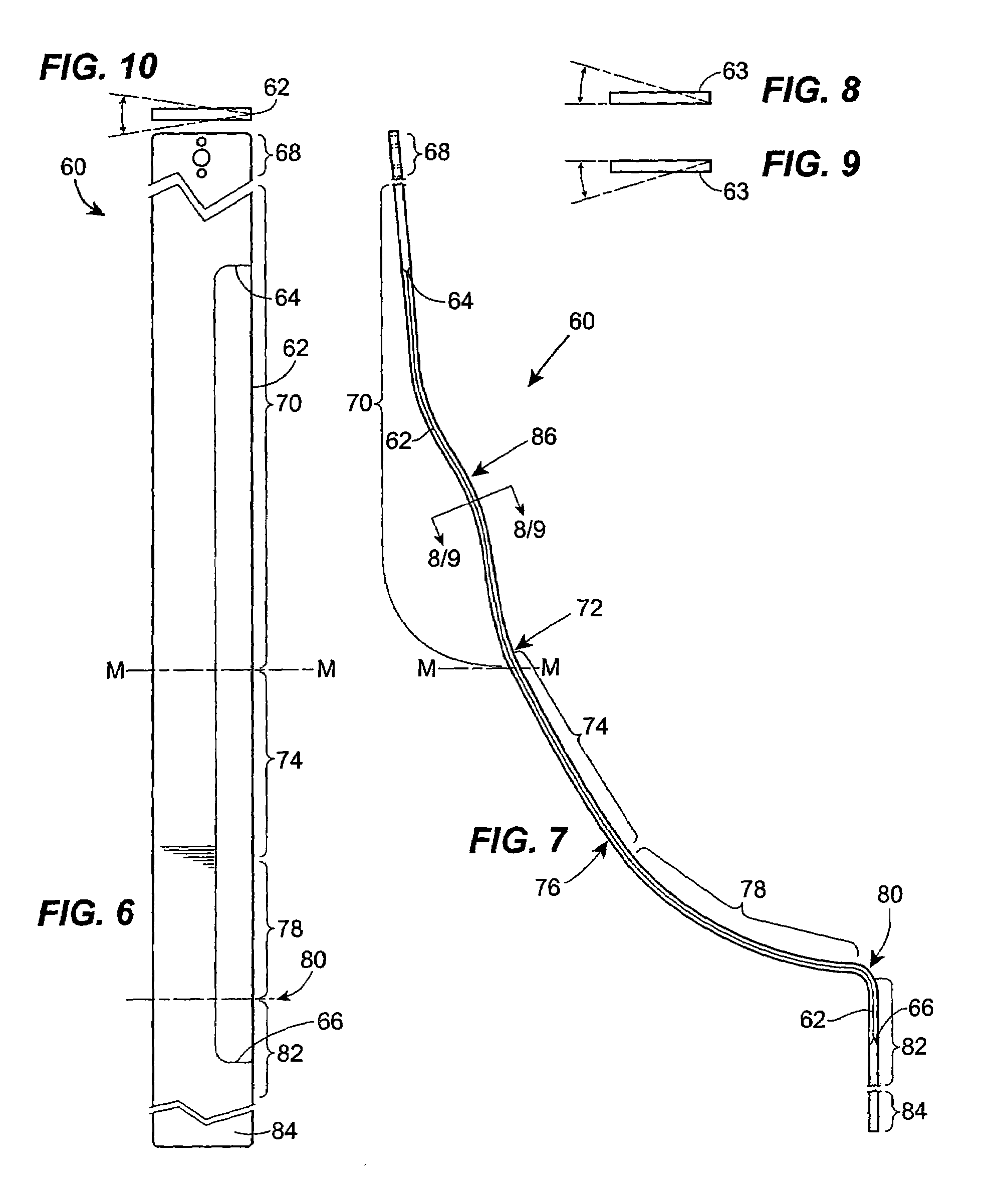 Loin knife J-blades for use with automatic loin puller apparatus