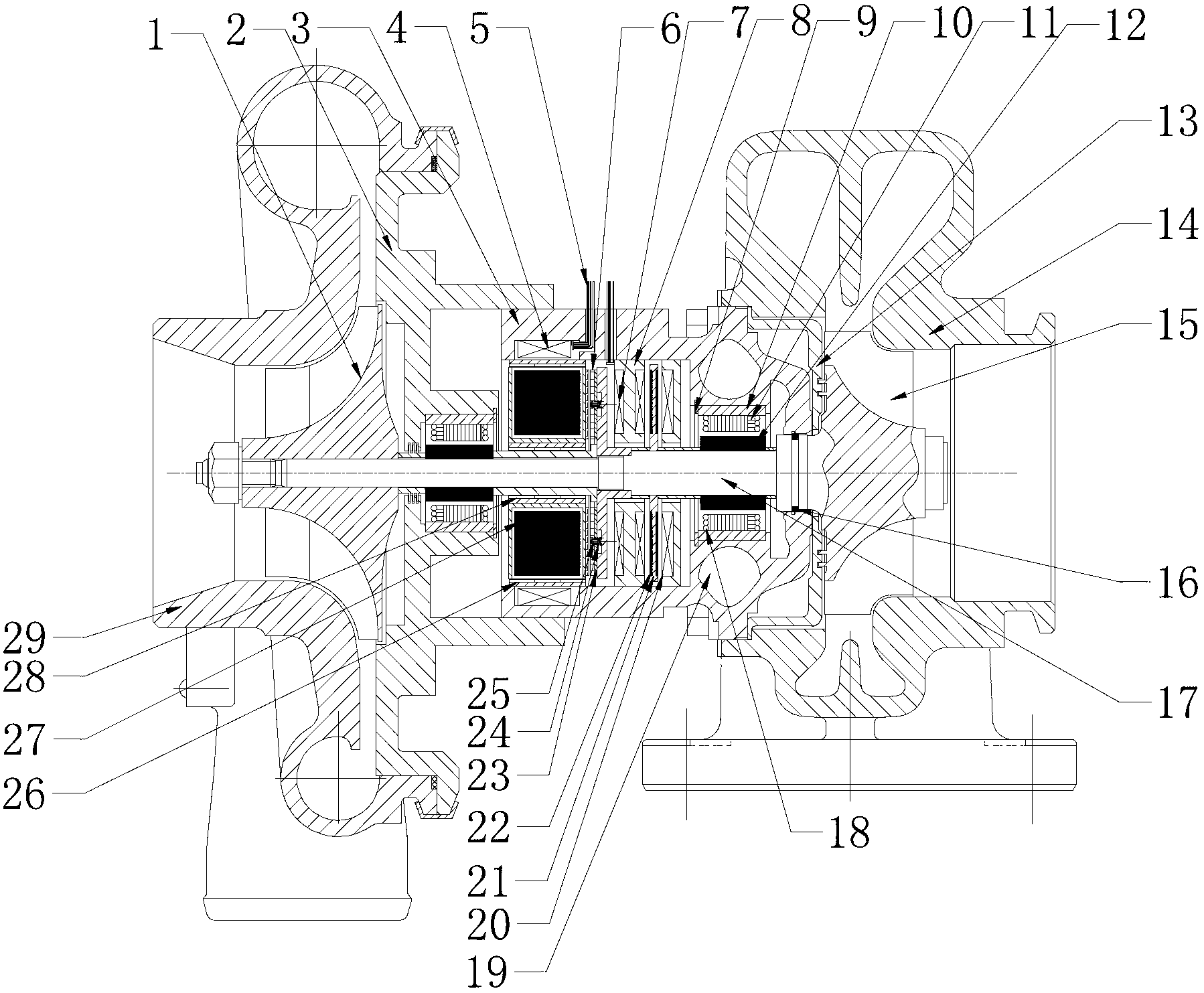 Electric turbocharger