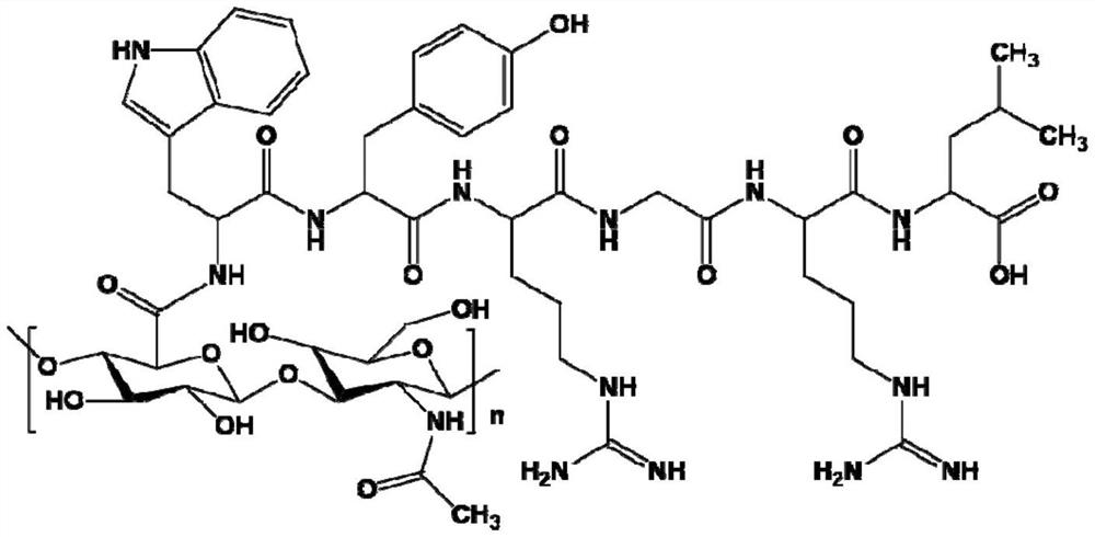 Joint injection preparation based on collagen binding polypeptide-modified hyaluronic acid as well as preparation method and application of joint injection preparation