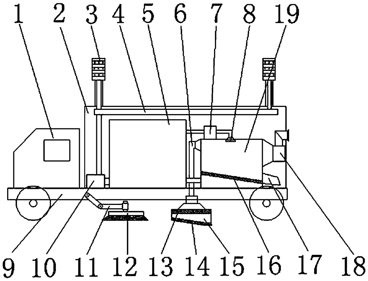 Poplar catkin and willow catkin automatic collection device