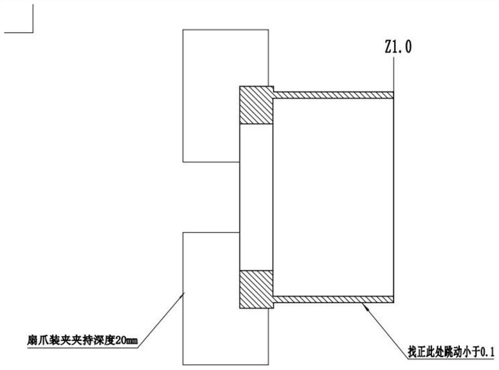 Machining process for thin-wall annular part of IC equipment