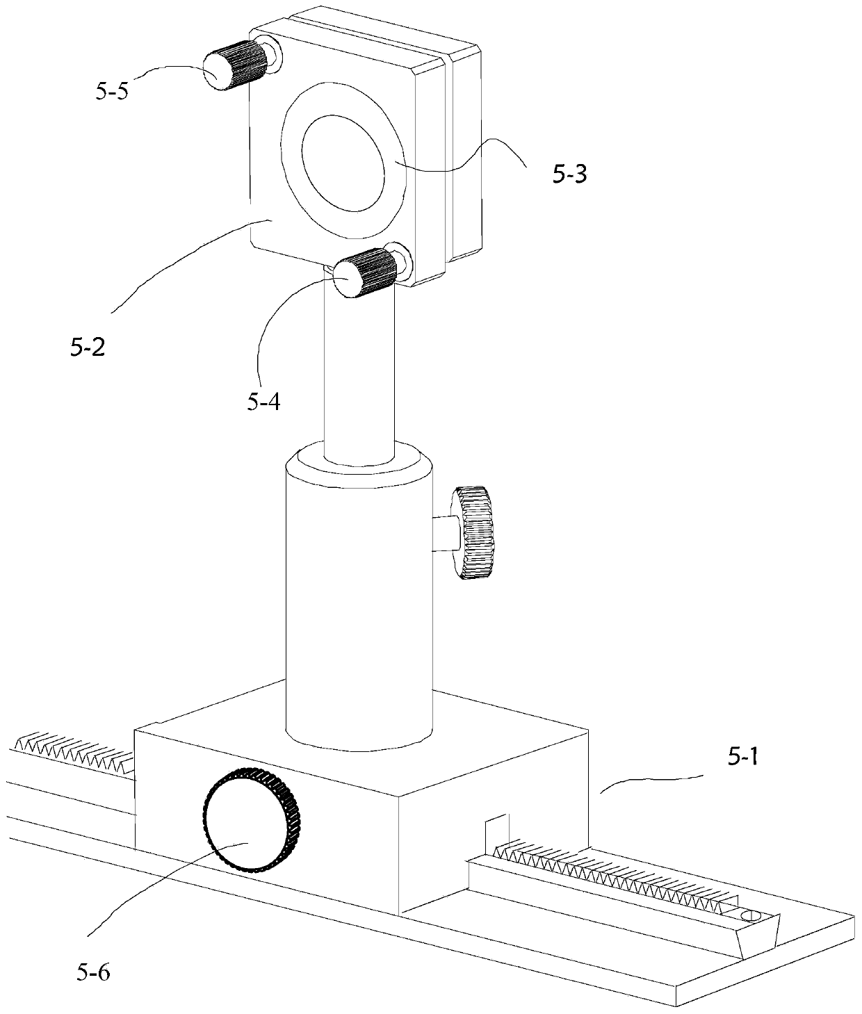 Digital holographic three-dimensional appearance detecting device based on multiple wavelengths