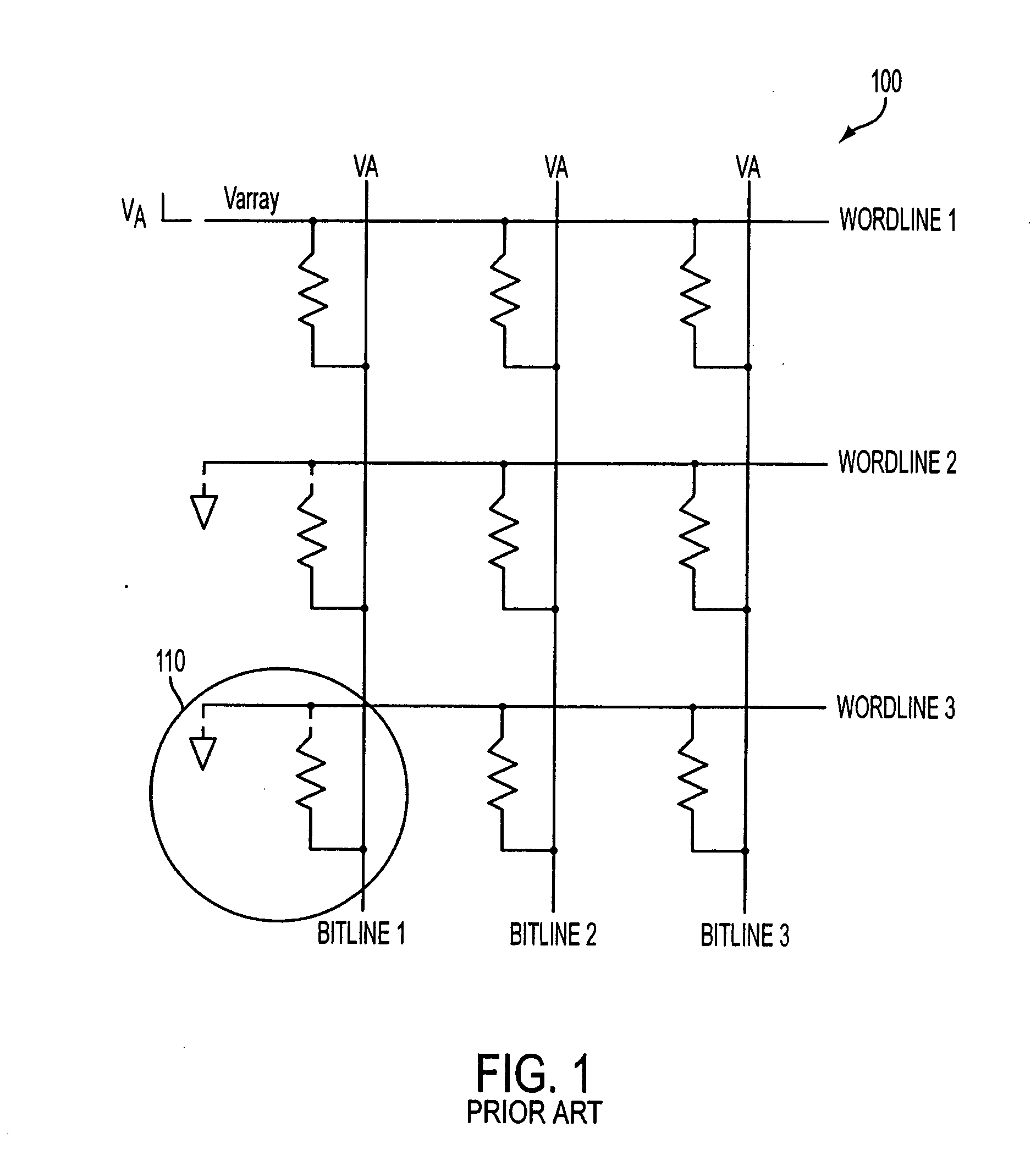 Sensing scheme for programmable resistance memory using voltage coefficient characteristics