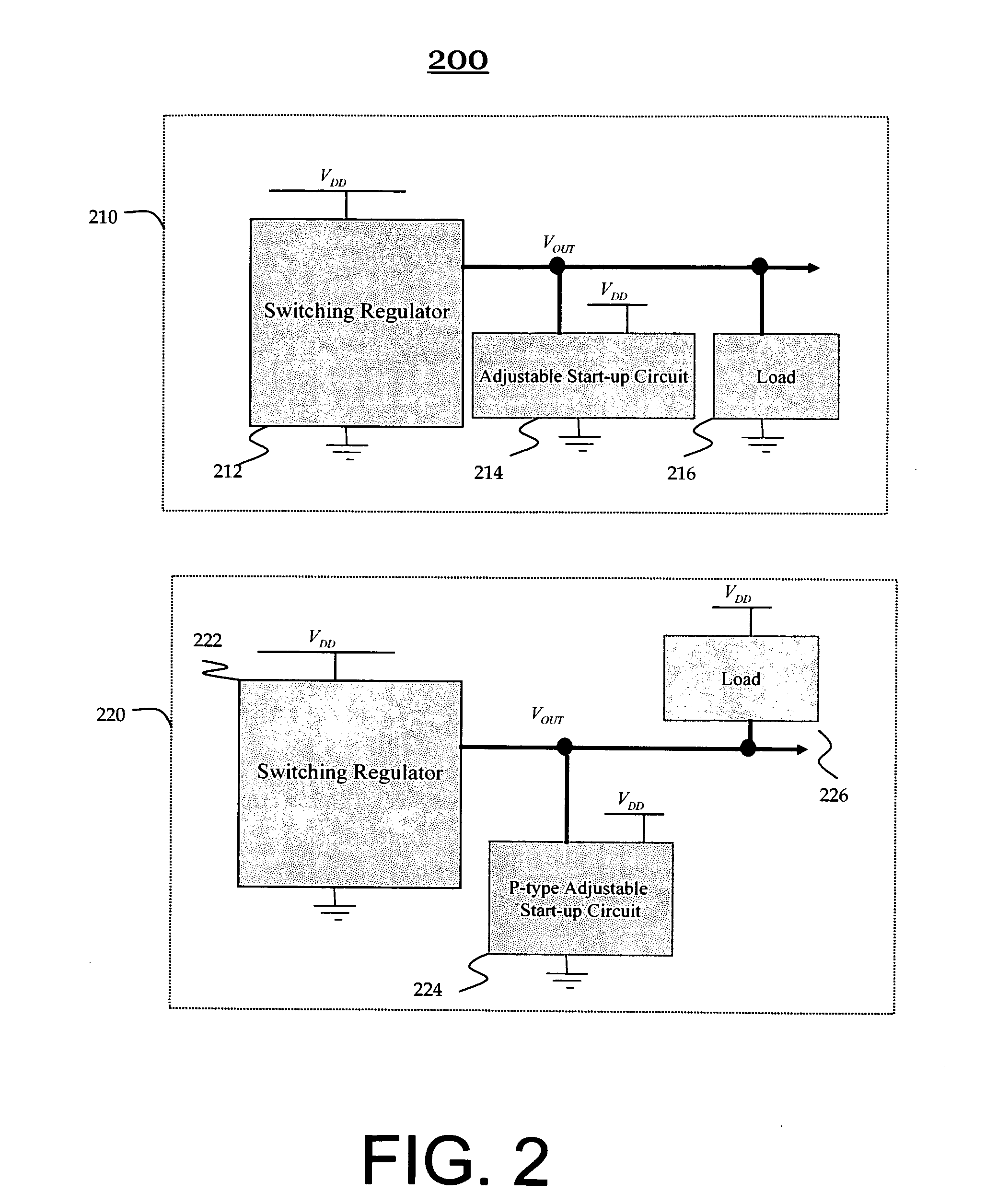 Adjustable start-up circuit for switching regulators