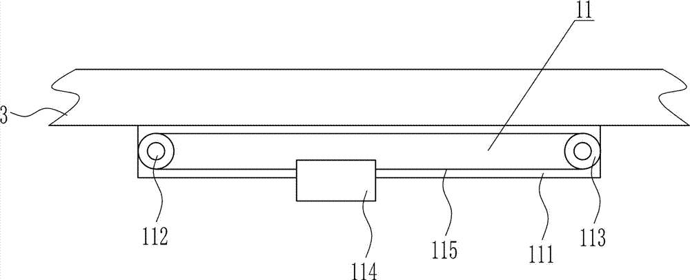 Steel backing cleaning device for producing brake pad