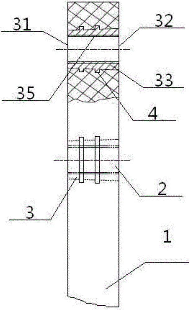 Automobile plastic lateral baffle