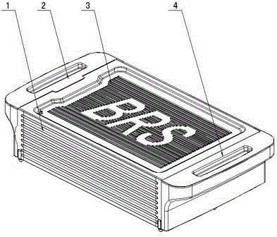 Portable outdoor self-service tea set