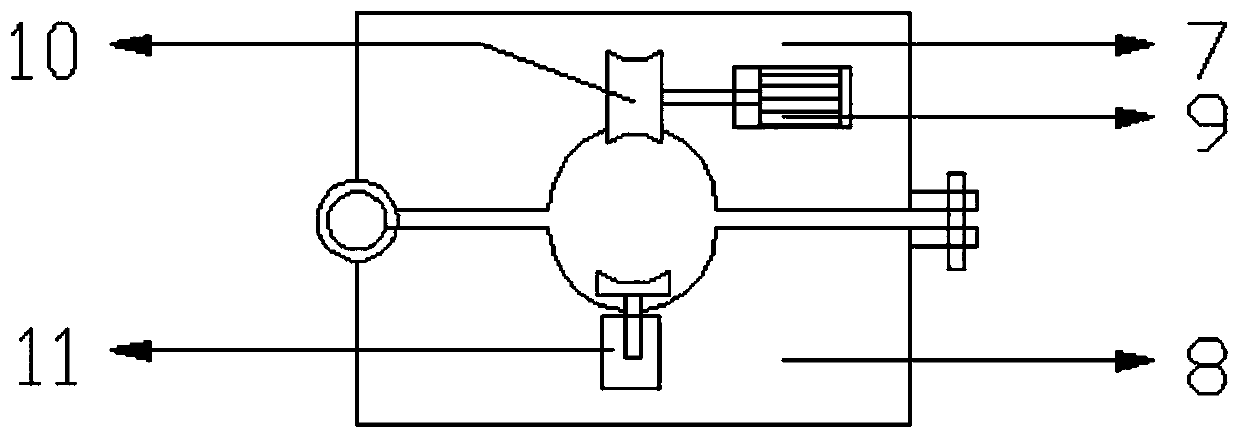 Shockproof hammer for electric power line