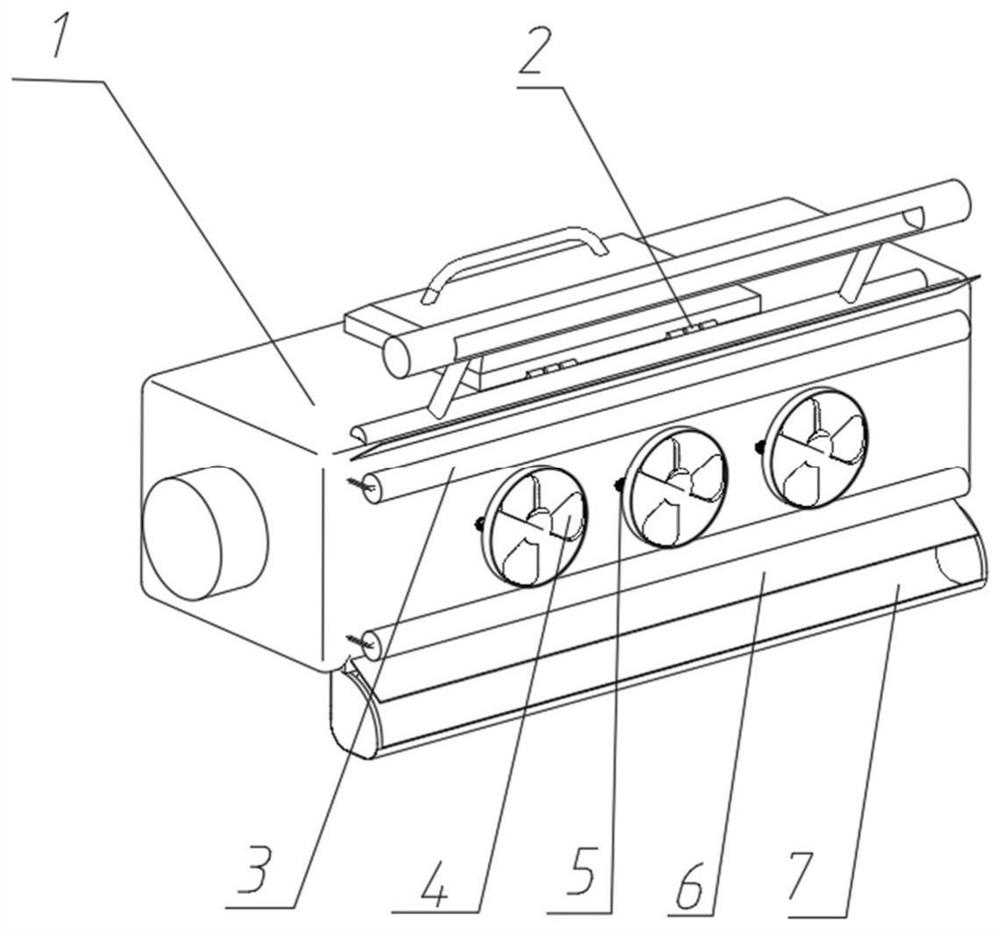 Lapping and plastering all-in-one machine based on complex spraying technology and using method thereof