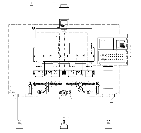 A method of manufacturing a chemically tempered thin glass using a full automated thin glass grinding machine with separated multi spindles and an apparatus for the same